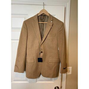 Brooks Brothers Brown Fitzgerald Fit 100% Camel Hair Jacket, Size 44R NWT $499
